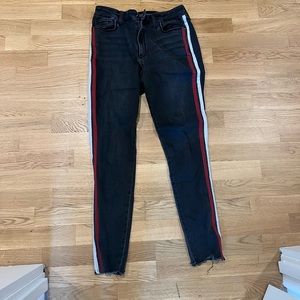Size 29 Black Joe’s Jeans with Stripe Accent